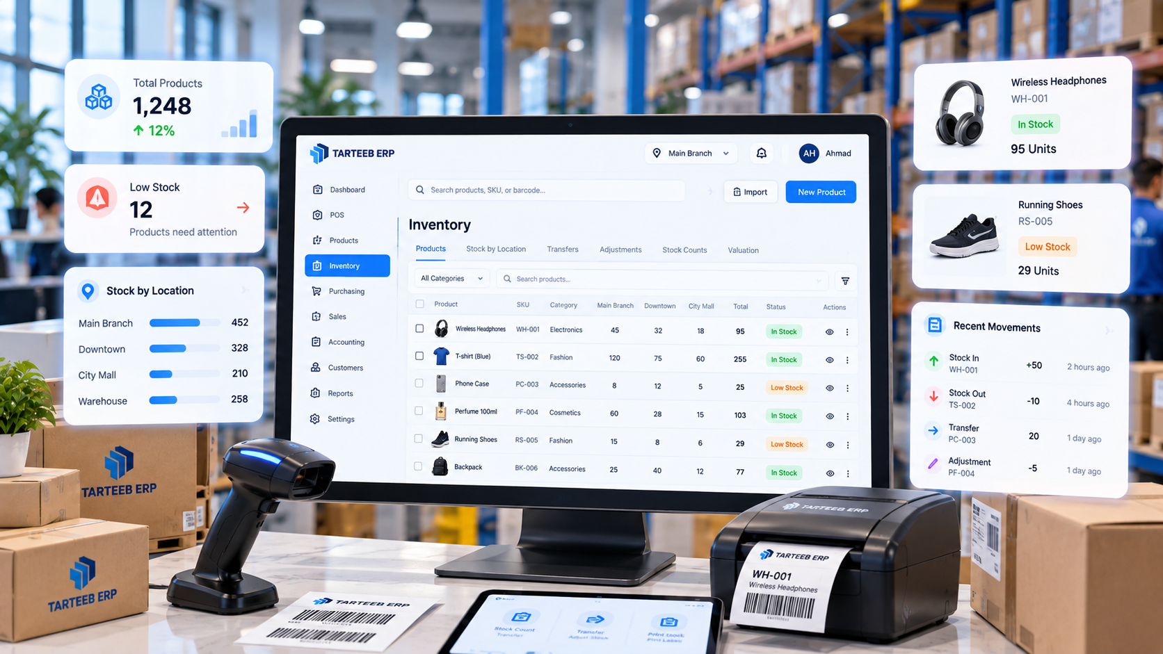 Tarteeb Inventory